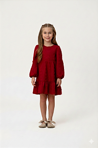 VESTIDO VERMELHO MARSALA - MON SUCRÉ