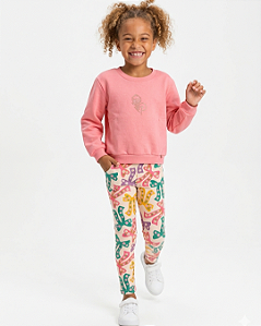 CONJUNTO MOLETON PESSEGO - MON SUCRÉ