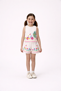 CONJUNTO SHORT ROSA CLARO - MON SUCRÉ