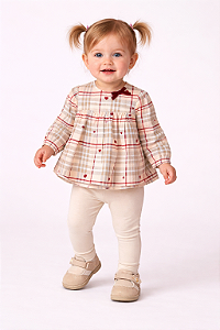 CJ ML BLUSA E LEGGIN XADREZ - ANIMÊ