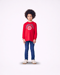 T-SHIRT ML ESTAMPADA MARVEL VERMELHO - YOUCCIE