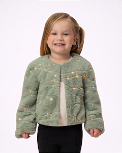 CASACO VERDE LANTEJOLA 012 - PETIT CHERIE