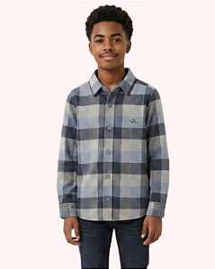 CAMISA FLANELA TAOS MELANGE - FBR