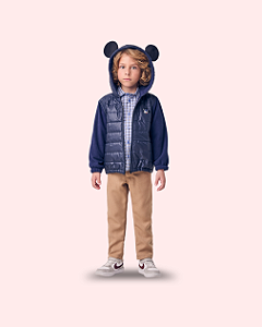 JAQUETA PUFFER MICKEY COM ORELHAS - YOUCCIE