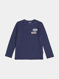 T-SHIRT ML COM PATCH MARINHO - YOUCCIE