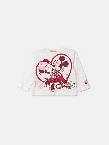 BLUSA ML MINNIE PEROLA E MARSALA - ANIMÊ