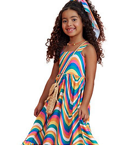VESTIDO FEMININO ROSA SENSACAO - NANAI