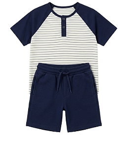 CONJUNTO CAMISETA COM BERMUDA
