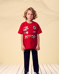 T-SHIRT CARROS VERMELHO VERÃO - YOUCCIE
