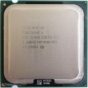 PROCESSADOR INTEL PENTIUM D 925 3.00 GHZ 4MB 800 MHZ SL9KA