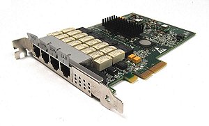 Placa de Rede Silicom Quad-Port PCI-e Perfil Alto 10/100/1000 PN PEG4BPI-CS V1.7