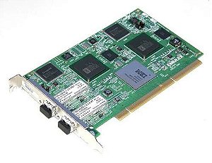 PLACA DE FIBRA EMULEX DUAL PORT PCI-X LP9802DC-E