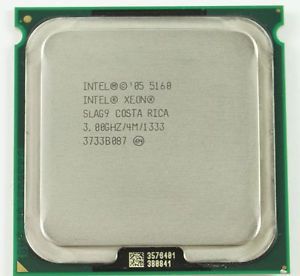 PROCESSADOR INTEL XEON 5160 3.00GHZ 4MB CACHE SLAG9