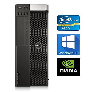 WORKSTATION DELL PRECISION T3610 64GB SSD240GB 2TB NVIDIA QUADRO K4000 3GB