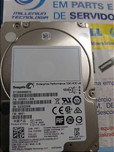 HD SEAGATE 1.8TB SAS 10K RPM 2,5 12G HOTPLUG - ST1800MM0018