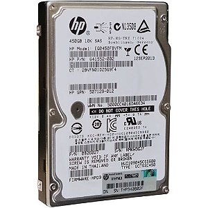 HD HP 450GB 15k 2.5 12G SAS PN 759221-003