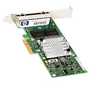 Placa De Rede Hp Realtek 4 Eth Gigabit Nc365t Quad Original