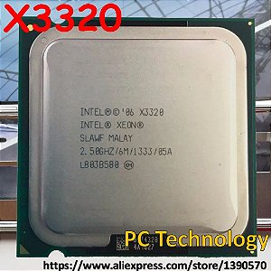 Processador Intel Xeon Quad-Core X3320 2.50ghz 6mb cache Slawf