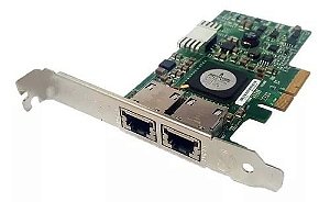 PLACA DE REDE DELL PIC-EXPRESS 10/100/1000 DUAL PORT PERFIL ALTO - 0F169G F169G