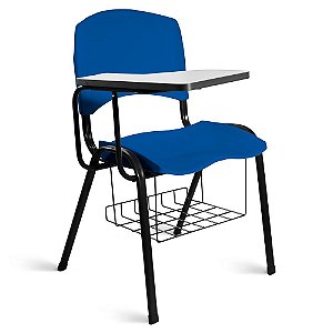 Cadeira Plástica Universitária A/E Azul Lara