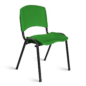 Cadeira Plástica Fixa A/E Verde Lara