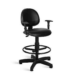 Cadeira Ágata Executiva Caixa C/ Lam Giratória Braços Courvin