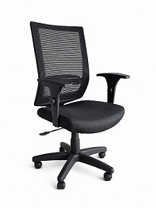 Cadeira Jupter Presidente Relax Metal Capa BR Tecido Preto