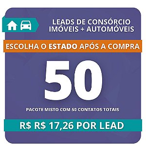 50 Leads de Consórcio (Imóvel e Automóvel)