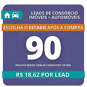 90 Leads de Consórcio de Imóvel e Automóvel