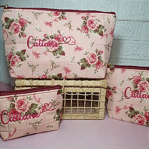Kit Nécessaires P,M e G Personalizado