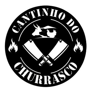 Placa Decorativa Cantinho Do Churrasco Mdf Preto