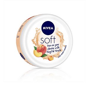 Nivea Soft Creme Hidratante Pêssego- Edição Limitada 97g