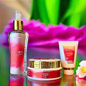 Kit Corporal Jasmim e Pimenta Rosa (3 Produtos)