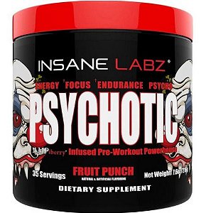 Psychotic Red Insane Labz - 35 doses - Sabor Fruit Punch