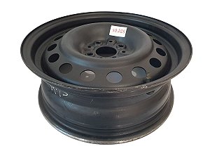 Roda Ferro Novo Palio Grand Siena Punto Linea Strada 2008 A 2016 Aro 15 4X098 Tala 5,5 51796901 Preta Original