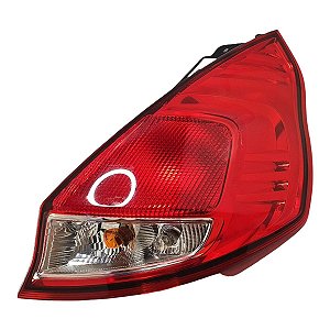 Lanterna Traseira New Fiesta Hatch 2014 A 2019 (Nacional) Direita Cristal D3Bb13404Ab Original