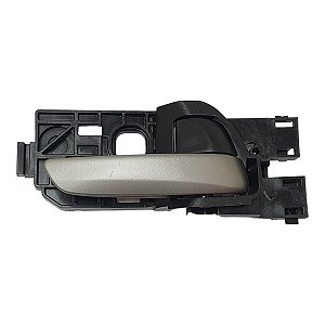 Macaneta Interna Puxador Fit 2015 A 2019 Dianteira E Traseira Direita Cinza Plastico Original