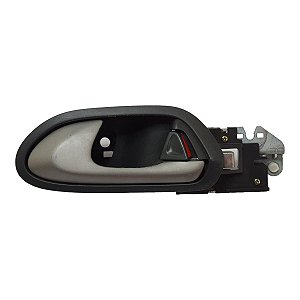 Macaneta Interna Puxador Civic 2006 A 2011 Dianteira E Traseira Direita Cinza Metal Original