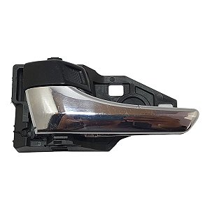Macaneta Interna Puxador Hilux 2016 A 2020 Dianteira E Traseira Esquerda Cromado Plastico 180118 Original
