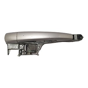 Macaneta Externa Puxador C4 Pallas Hatch 2008 A 2012 Traseira Esquerda Prata Metal 9687695380 Original