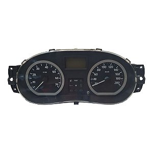 Painel Instrumentos Logan Sandero 2007 A 2013 Aro Cinza 200Km 7000Rpm Magneti Marelli 8200531315 Original