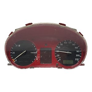 Painel Instrumentos Gol G3 1.0 2001 A 2005 Vermelho 220Km Original