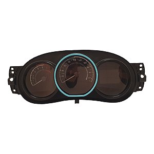 Painel Instrumentos Logan Sandero 2013 A 2019 Aro Azul 200Km 7000Rpm Visteon 248102057R Original