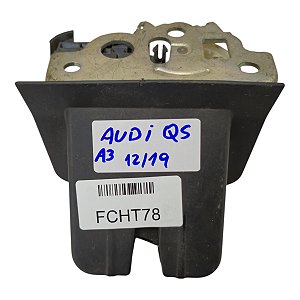Fechadura Trava Tampa Traseira Porta Malas Audi A3 A4 Q3 Q5 Q7 2009 A 2019 Eletrica 4 Pinos 8R0827505 Original