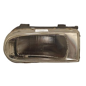 Farol Dianteiro Gol Saveiro Parati Bola G2 1995 A 1999 (Foco Enferrujado) Esquerdo Mascara Cromada Foco Simples Original