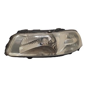 Farol Dianteiro Gol Parati G4 2005 A 2014 (Pin.Fix.Inf. Quebrado) Esquerdo Mascara Cromada Arteb Original