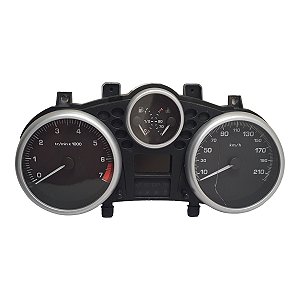 Painel Instrumentos Peugeot 207 Passion Wagon 2006 A 2014 (Lente Trincada) 210Km 7000Rpm Original