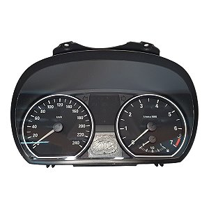 Painel Instrumentos Bmw Serie 1 2006 A 2010 (Display Estragado) 240Km 7000Rpm Original