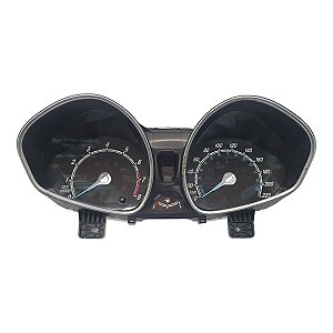 Painel Instrumentos New Fiesta 2011 A 2018 (Moldura Quebrada) 220Km 8000Rpm Original
