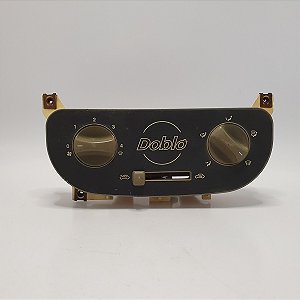 Controle Comando Ar Quente Doblo 2001 A 2022 (Manopla Traseira Furada) Original